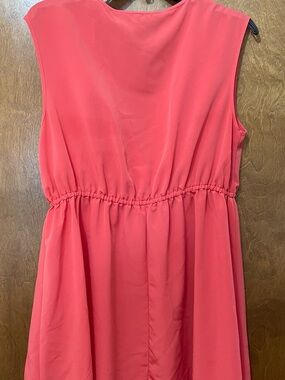 Kardashian Kollection Bright Coral Red Dress